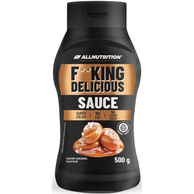 AllNutrition Fitking Delicious Sauce 500 g - sūdyta karamelė nuotrauka