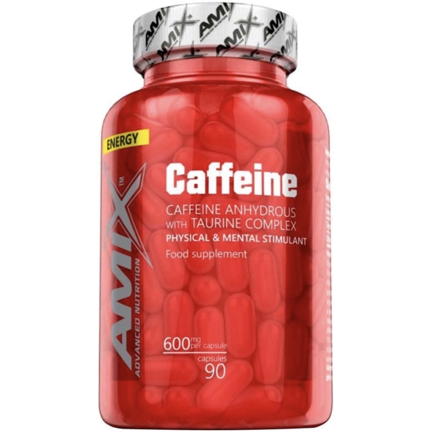 Amix Nutrition Kofeīns ar taurīnu 90 kapsulas fotogrāfija