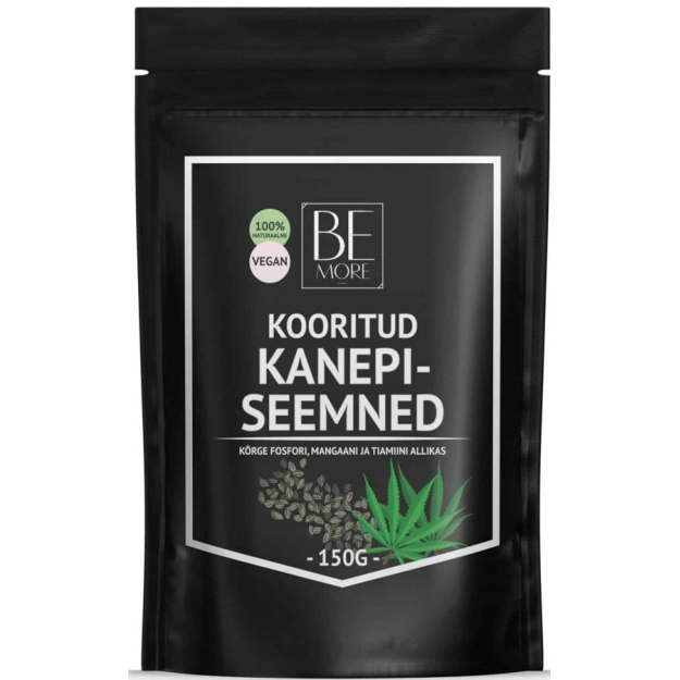 Be more Kooritud kanepiseemned 150 g foto