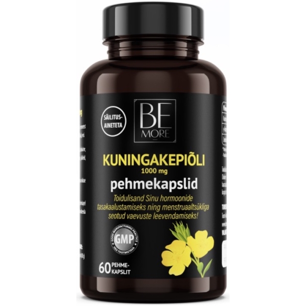 Be more Kuningakepiõli pehmekapslid 1000 mg 60 tk foto