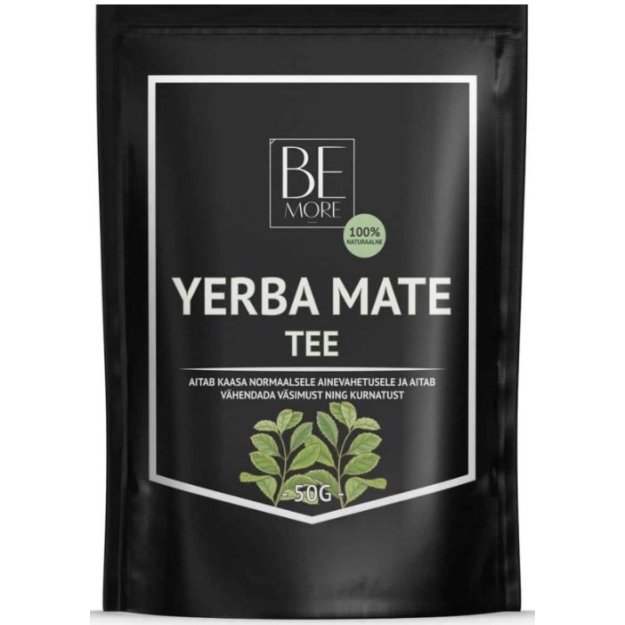 Be more Yerba mate arbata 50 g paveikslėlį Be more Yerba mate arbata 50 g nuotrauka