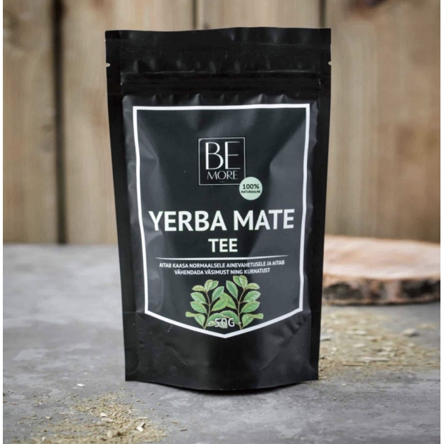 Be more Yerba mate arbata 50 g paveikslėlį Be more Yerba mate arbata 50 g nuotrauka