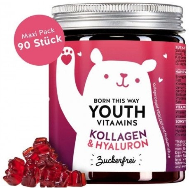 Bears With Benefits Born This Way näritavad nooruse vitamiinid, 90 tk pilt Bears With Benefits Born This Way näritavad nooruse vitamiinid, 90 tk foto