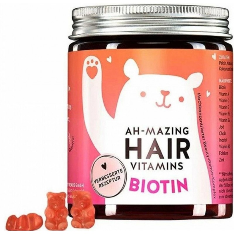 Bears With Benefits Ah-mazing juuksekasvu vitamiinid 60 tk