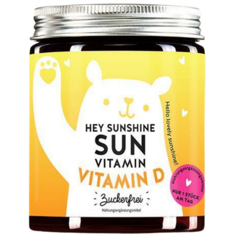 Bears With Benefits Hei Sunshine päikesevitamiinid, suhkruvabad 60 tk