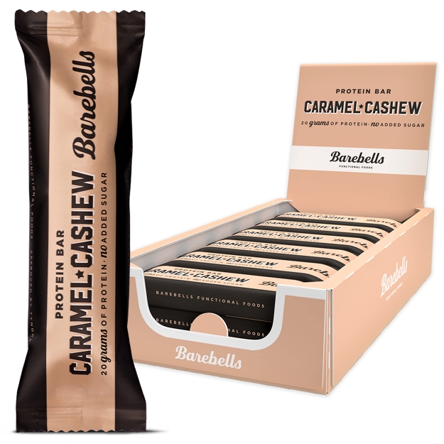 Barebells Barebells baltymų batonėlis 12h55g - karamelė ir anakardžiai paveikslėlį Barebells Barebells baltymų batonėlis 12h55g - karamelė ir anakardžiai nuotrauka