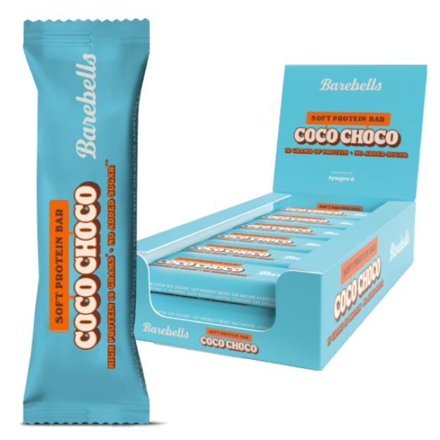 Barebells Proteiinibatoon Soft Bar 12x55 g - kookos ja šokolaad pilt Barebells Proteiinibatoon Soft Bar 12x55 g - kookos ja šokolaad foto