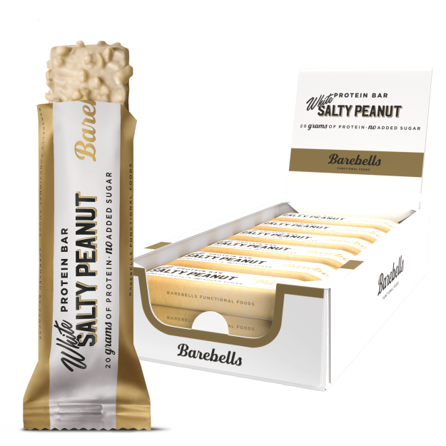 Barebells Barebells Baltymų batonėlis 12h55g-baltojo šokolado sūdytas žemės riešutas paveikslėlį Barebells Barebells Baltymų batonėlis 12h55g-baltojo šokolado sūdytas žemės riešutas nuotrauka
