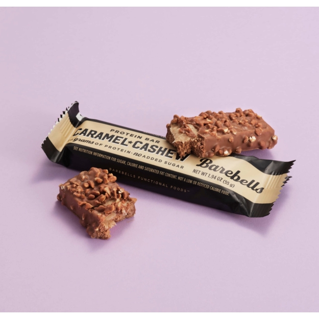Barebells Protein Bar 55 g - caramel & cashew Barebells Protein Bar 55 g - caramel & cashew