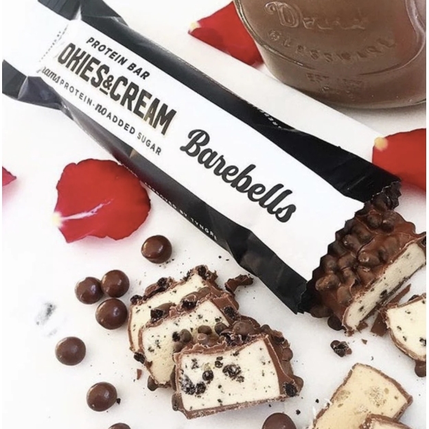 Barebells Proteiinibatoon 55 g - küpsised ja kreem pilt Barebells Proteiinibatoon 55 g - küpsised ja kreem foto