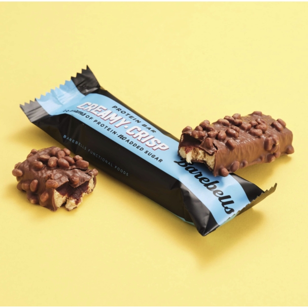 Barebells Proteiinibatoon 55 g - kreemjas krõpsud pilt Barebells Proteiinibatoon 55 g - kreemjas krõpsud foto
