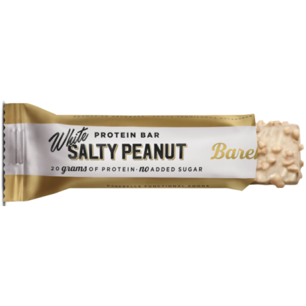 Barebells Proteīna batoniņš 55 g - baltā šokolāde, sālīti zemesrieksti Barebells Proteīna batoniņš 55 g - baltā šokolāde, sālīti zemesrieksti