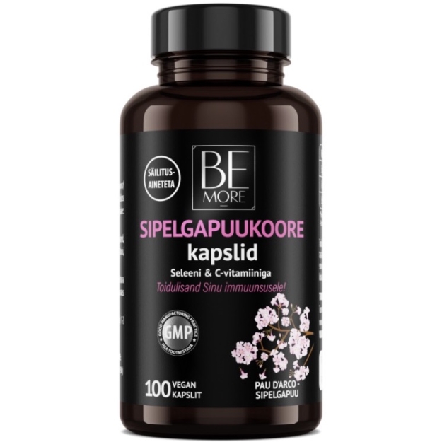 Be more Anthill bark capsules (Pau D Arco) with selenium and vitamin C 100 pcs picture Be more Anthill bark capsules (Pau D Arco) with selenium and vitamin C 100 pcs photo