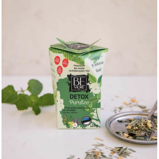 Be more DETOX birstoša tēja 36 g bilde Be more DETOX birstoša tēja 36 g fotogrāfija