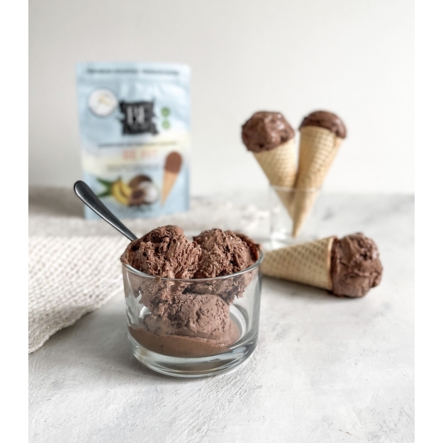 Be more Vegan Be Fit Jäätisepulber 200 g - kakao pilt Be more Vegan Be Fit Jäätisepulber 200 g - kakao foto
