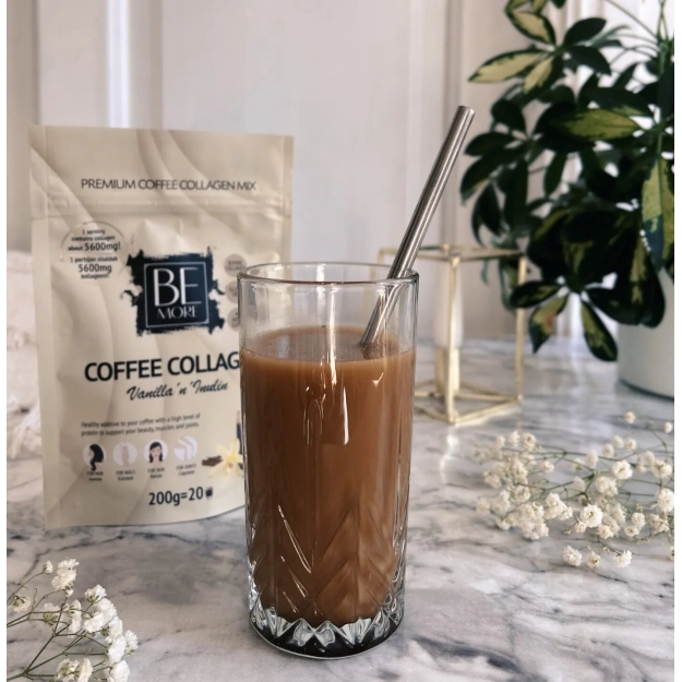 Be more Сoffee-Collagen 200 g - Vanilė Be more Сoffee-Collagen 200 g - Vanilė