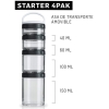 Blender Bottle Combo Pak Sportmixer kratītājs un Gostak Starter 4Pak - melns bilde Blender Bottle Combo Pak Sportmixer kratītājs un Gostak Starter 4Pak - melns fotogrāfija