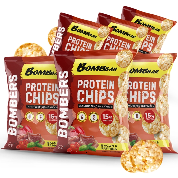 Bombbar Chips 50 g - Bacon with Paprika picture Bombbar Chips 50 g - Bacon with Paprika photo