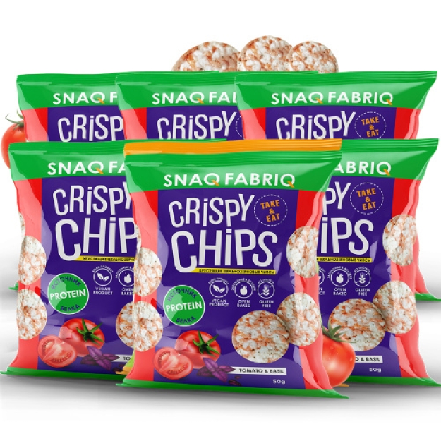 Bombbar Chips 50 g - Tomāts un baziliks bilde Bombbar Chips 50 g - Tomāts un baziliks fotogrāfija