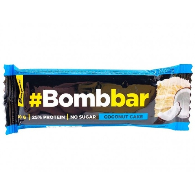 Bombbar #Bombbar Protein Bar 40 g Coconut Cake pilt Bombbar #Bombbar Protein Bar 40 g Coconut Cake foto