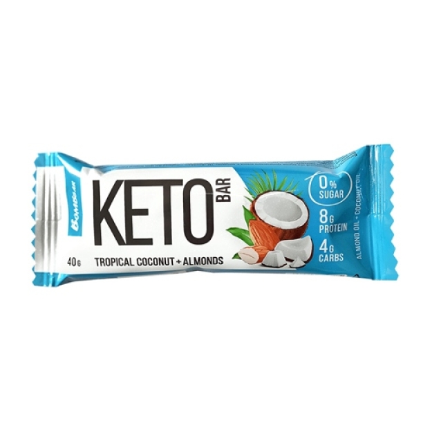 Keto Bar 40 g -Tropical Coconut & Almonds-
