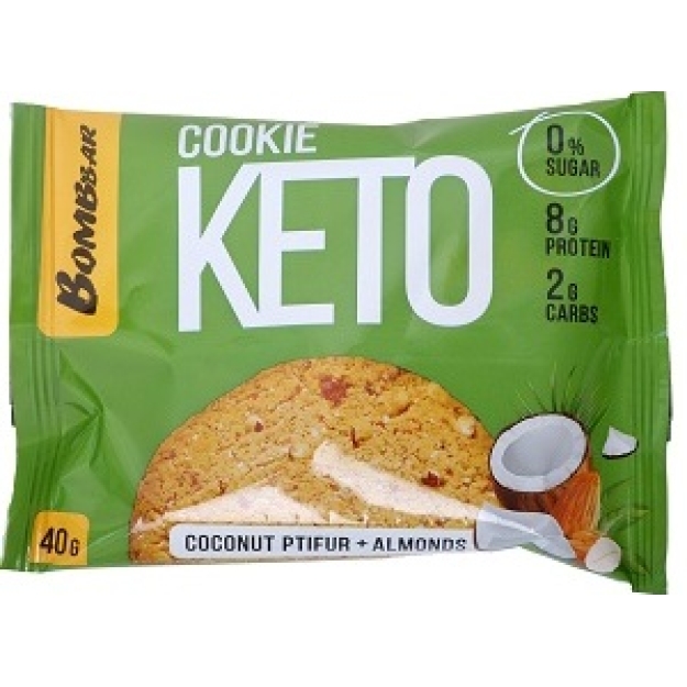 Keto Cookies 40 g -Coconut Ptifur & Almonds-