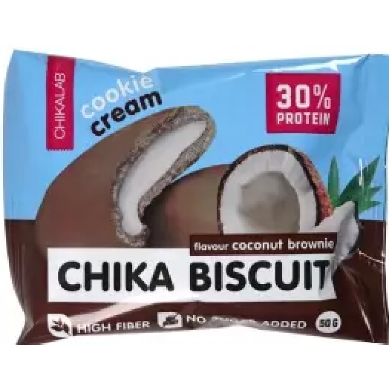 Bombbar Chika Biscuit 50 g, Kookospähkli Brownie