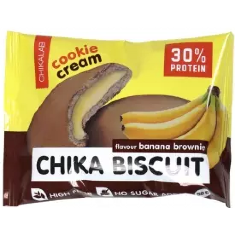 Bombbar Chika Biscuit 50 g, Banaani Brownie