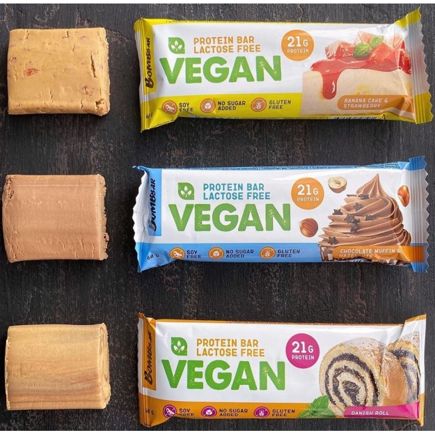 Bombbar Vegan bar 60 г - шоколадный маффин с фундуком картинка Bombbar Vegan bar 60 г - шоколадный маффин с фундуком фото