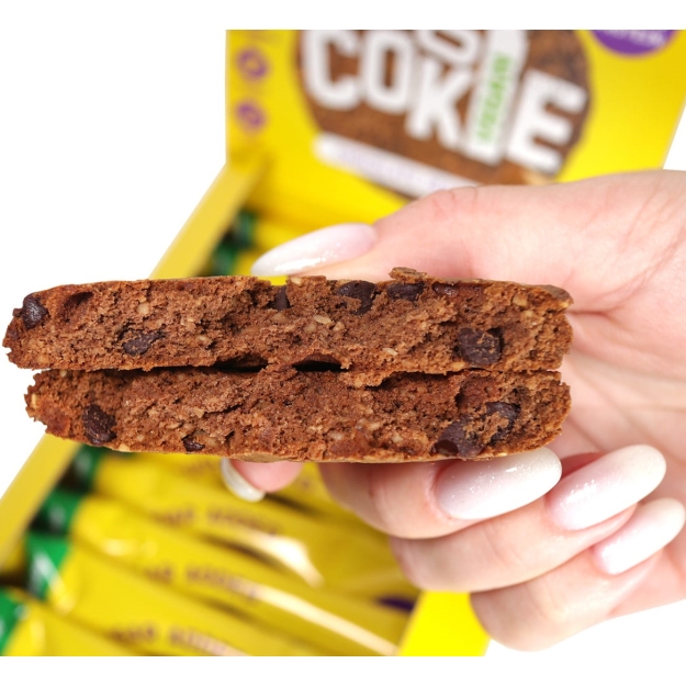 Bombbar Vegan cookie 40 g - chocolate dessert picture Bombbar Vegan cookie 40 g - chocolate dessert photo