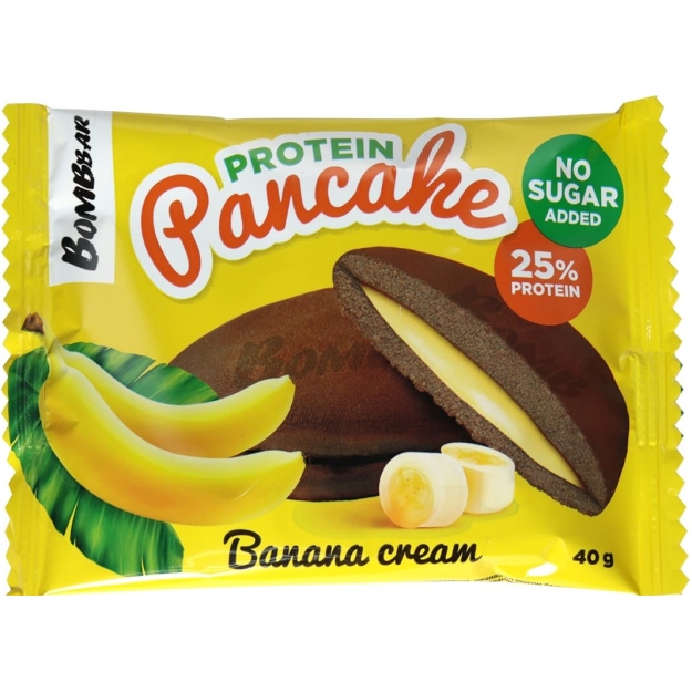 Bombbar Protein pancake 40 g - Banana cream picture Bombbar Protein pancake 40 g - Banana cream photo