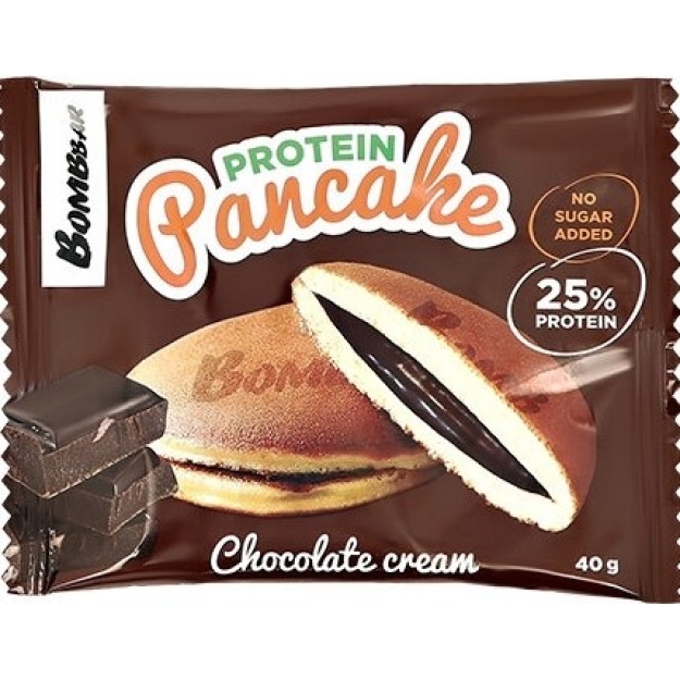 Bombbar Protein pancake 40 g - Chocolate cream picture Bombbar Protein pancake 40 g - Chocolate cream photo