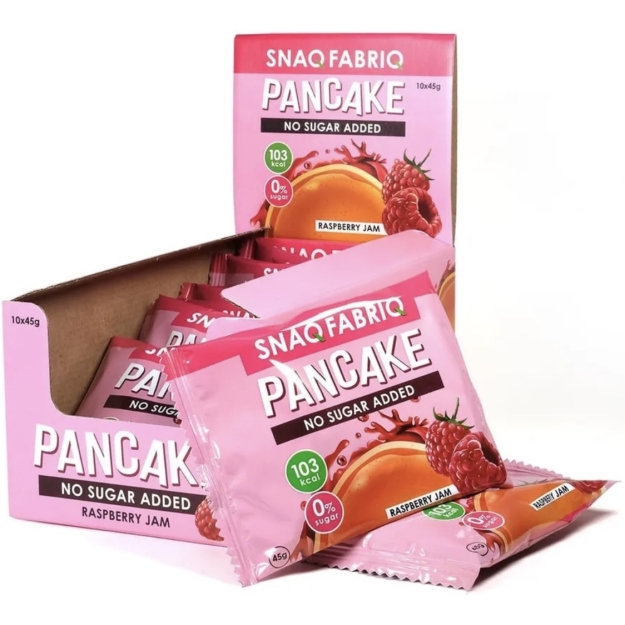 Bombbar Snaq Proteiinipannkook 45 g - Vaarikamoos pilt Bombbar Snaq Proteiinipannkook 45 g - Vaarikamoos foto