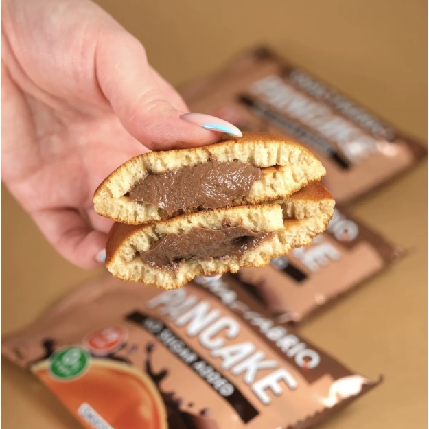 Bombbar Snaq Pancakes 45 g - Chocolate cream picture Bombbar Snaq Pancakes 45 g - Chocolate cream photo