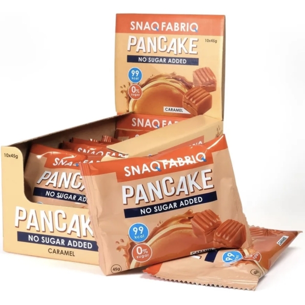 Bombbar Snaq Proteiinipannkook 45 g - Karamellikreem pilt Bombbar Snaq Proteiinipannkook 45 g - Karamellikreem foto