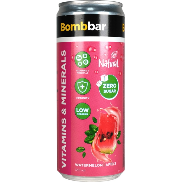 Bombbar Limonadas 330 ml - arbūzas nuotrauka