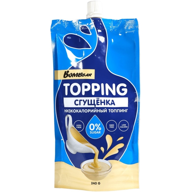 Bombbar Topping 240 g - condensed milk picture Bombbar Topping 240 g - condensed milk photo