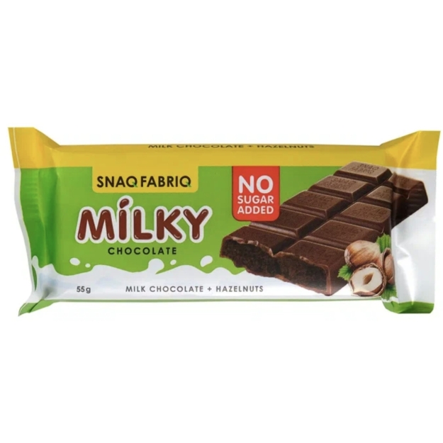 Piena šokolāde 55 g - Šokolādes lazdu rieksti