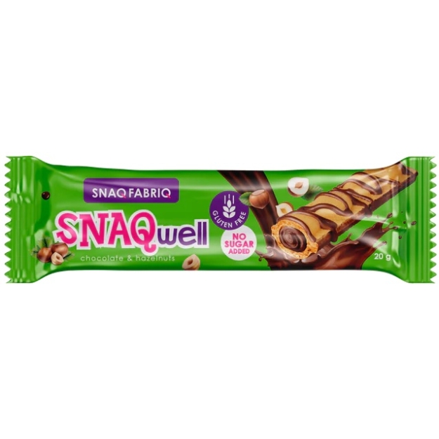 Вафля Snaq Well 20 г - Шоколадный фундук