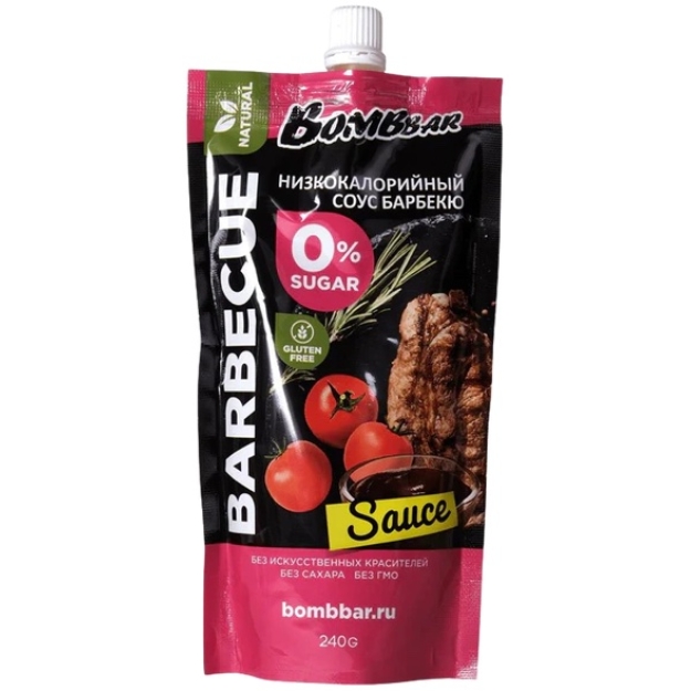 Bombbar BBQ padažas 240 g paveikslėlį Bombbar BBQ padažas 240 g nuotrauka