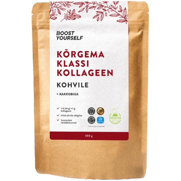 Boost Yourself Kõrgema klassi kollageen kohvile kaarobiga 300 g foto