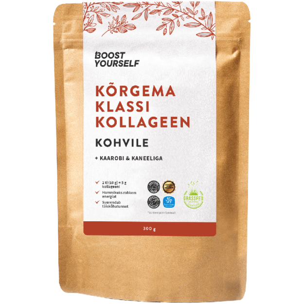 Boost Yourself Kõrgema klassi kollageen kohvile kaarobi ja kaneeliga 300 g foto