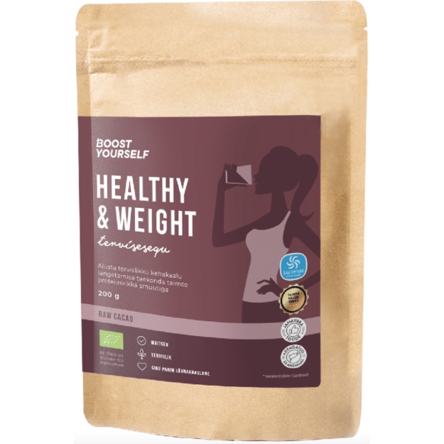 Healthy & Weight tervisesegu raw cacao (mahe) 200 g