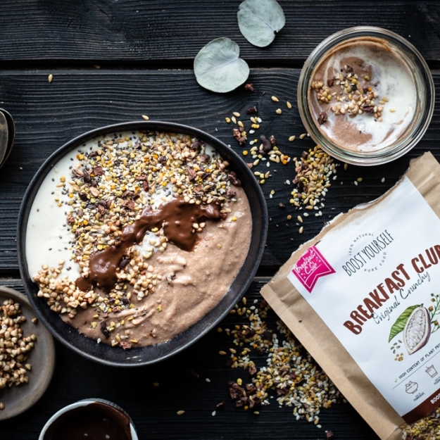 Boost Yourself Breakfast Crunchy Original seemnesegu 300 g pilt Boost Yourself Breakfast Crunchy Original seemnesegu 300 g foto