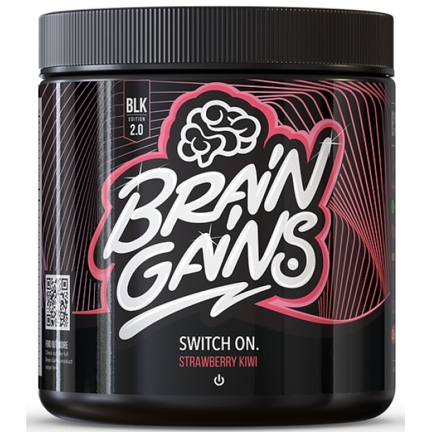 Brain Gains Switch On 2.0 Black Edition 300 g bilde Brain Gains Switch On 2.0 Black Edition 300 g fotogrāfija