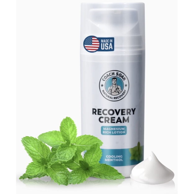 Coach Soak Atkuriamasis kremas 100 ml – vėsinantis mentolis paveikslėlį Coach Soak Atkuriamasis kremas 100 ml – vėsinantis mentolis nuotrauka