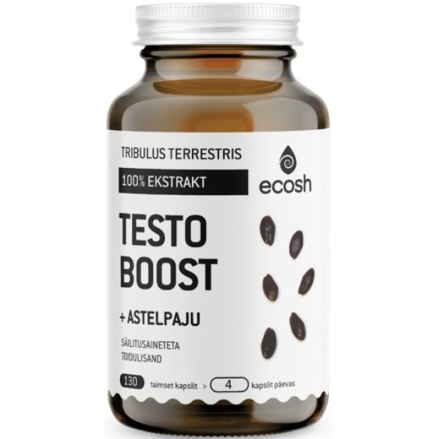 Ecosh Testoboost, Трибулус + облепиха, 130 капсул картинка Ecosh Testoboost, Трибулус + облепиха, 130 капсул фото