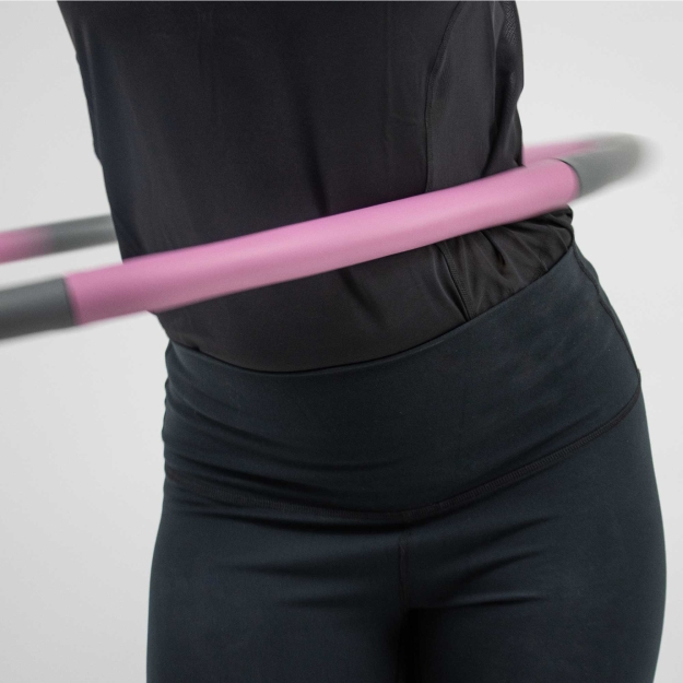 Phoenix Fitness Svērtais Vingrošanas aplis, rozā bilde Phoenix Fitness Svērtais Vingrošanas aplis, rozā fotogrāfija