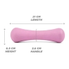 Phoenix Fitness Hanteles 2 kg x 2, rozā bilde Phoenix Fitness Hanteles 2 kg x 2, rozā fotogrāfija