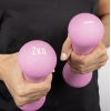 Phoenix Fitness Hanteles 2 kg x 2, rozā bilde Phoenix Fitness Hanteles 2 kg x 2, rozā fotogrāfija